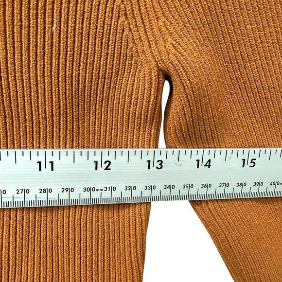A.L.C. Stacey Cropped Sweater Cognac Women’s Size XS - Picture 8 of 8